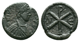 Byzantine Coins Ae Reference : Condition: Very Fine 

Weight: 1,89 gr. Diameter: 13,6 mm