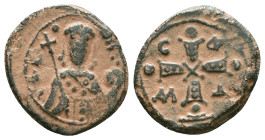 Byzantine Coins
"Repatinated"

Reference : Condition: Very Fine

Weight: 3,81 gr. Diameter: 20,1 mm