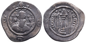 Sasanian Empire (224–651 CE)Silver Drahm AR Khosrow I (Anushiruwan the Just),531–579 CE Reference: Condition: Very Fine

Weight: 3,81 gr. Diameter: ...