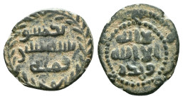 Islamic Coins Ae Reference: Condition: Very Fine

Weight: 2,82 gr. Diameter: 18,5 mm