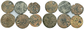 Lot of 6 Medieval Coins Reference: Condition: Very Fine

Weight: gr. Diameter: mm