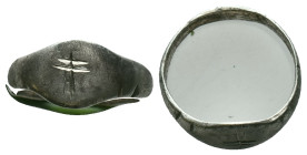 Silver Ring AR , Circa 10th-12th Century AD Reference : Condition: Very Fine

Weight: 1,88 gr. Diameter: 17,8 mm