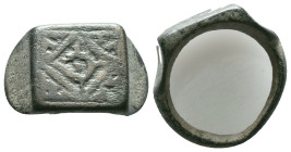 Bronze Ring Ae , Circa 10th-12th Century AD Reference : Condition: Very Fine

Weight: 10,2 gr. Diameter: 22,5 mm