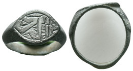 Bronze Ring Ae , Circa 10th-12th Century AD Reference : Condition: Very Fine

Weight:4,06 gr. Diameter:22,2 mm