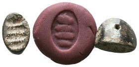 Steatite Stamp Seal Reference: Condition: Very Fine

Weight: 1,84 gr. Diameter: 13,0 mm