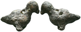 Ancient Roman Bronze Duck Statue, c. 1st-2nd century AD. Reference: Condition: Very Fine

Weight:44,3 gr. Diameter: 49,1 mm
