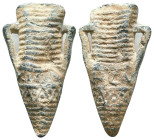 Romen Lead Amulet Reference: Condition: Very Fine

Weight: 16,0 gr. Diameter: 40,5 mm