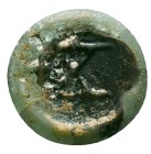 Byzantine Glass Pilgrim Token (Eulogia Disk) 6th–8th century AD Reference: Condition: Very Fine

Weight: 2,12 gr. Diameter: 18,1 mm