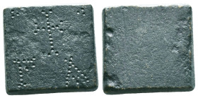 ANCIENT BYZANTINE BRONZE COMMERCİAL WEIGHT.(Circa 6th-9th Century).Ae. Reference: Condition: Very Fine

Weight: 25,8 gr. Diameter: 22,5 mm