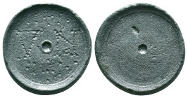 ANCIENT BYZANTINE BRONZE COMMERCİAL WEIGHT.(Circa 6th-9th Century).Ae. Reference: Condition: Very Fine

Weight: 17,1 gr. Diameter: 23,8 mm
