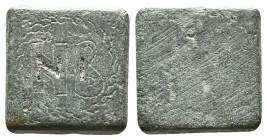 ANCIENT BYZANTINE BRONZE COMMERCİAL WEIGHT.(Circa 6th-9th Century).Ae. Reference: Condition: Very Fine

Weight: 8,54 gr. Diameter: 16,4 mm
