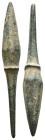 Ancient Bronze Arrowhead Reference: Condition: Very Fine

Weight: 7,17 gr. Diameter: 50,7 mm