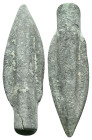 Ancient Bronze Arrowhead Reference: Condition: Very Fine

Weight: 4,90 gr. Diameter: 33,0 mm