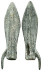 Ancient Bronze Arrowhead Reference: Condition: Very Fine

Weight: 5,53 gr. Diameter: 46,3 mm