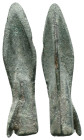 Ancient Bronze Arrowhead Reference: Condition: Very Fine

Weight: 5,12 gr. Diameter: 36,9 mm