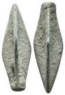 Ancient Bronze Arrowhead Reference: Condition: Very Fine

Weight: 5,12 gr. Diameter: 35,0 mm