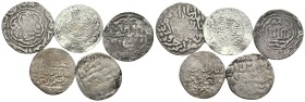 Lot of 5 Silver Islamic Coins(SOLD AS SEEN,NO RETURN.)

Weight: 11.3 gr. Diameter:  mm