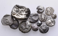 Lot of 13 Silver Obols(SOLD AS SEEN,NO RETURN.)

Reference :
Condition: Very Fine