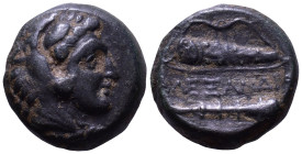 KINGS of MACEDON. Alexander III the Great, 336-323 BC. Uncertain mint in Macedon. Obv: Head of Herakles right, wearing lion skin. Rev: AΛΕΞΑNΔΡoY. Qui...
