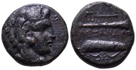 KINGS of MACEDON. Alexander III the Great, 336-323 BC. Uncertain mint in Macedon. Obv: Head of Herakles to right, wearing lion skin headdress. Rev: ΑΛ...