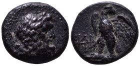 MYSIA. Pergamon. Circa 200-133 BC. Obv: Laureate head of Zeus to right. Rev: ΠΕΡΓAΜΗΝΩΝ, Eagle with spread wings standing left on thunderbolt, head to...