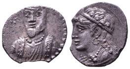CILICIA. Uncertain mint 4th century BC. Obv: Draped bust, wearing satrapal headdress, facing slightly left; star to left. Rev: Crowned and draped fema...