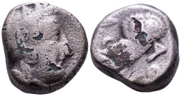 ATTICA. Athens circa 355-294 BC. Fourrée Tetradrachm. Obv: Head of Athena to right, with profile eye, wearing crested Attic helmet ornamented with a p...