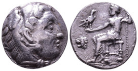 KINGS of MACEDON. temp. Philip III - Lysimachos AR Drachm. In the name and types of Alexander III. Uncertain mint, Western Asia Minor(?), circa 323-28...