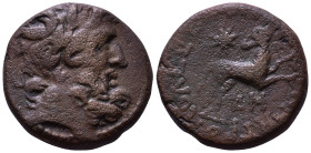 SYRIA. Seleucis and Pieria. Antioch. Pseudo-autonomous issue, time of Augustus, 27 BC-14 AD. Obv: Laureate head of Zeus right. Rev: ΕΠΙ ΣΙΛΑΝΟΥ ΑΝΤΙΟΧ...
