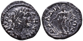 LYDIA. Daldis. Pseudo-autonomous issue. 3rd century AD. Obv: ΙЄΡΟC ΔΗΜΟC. Laureate bust of Demos to right, slight drapery on far shoulder. Rev: ΔΑΛΔIA...