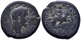 CAPPADOCIA. Caesarea-Eusebia. Septimius Severus, 193-211. Obv: ? ϹΕΟΥΗΡΟϹ Π ? Laureate head of Septimius Severus, right. Rev: ΜΗΤΡΟ ΠO ΚΑΙϹΑΡΙΑ ΕΤ ? S...