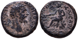 CAPPADOCIA. Caesarea. Septimius Severus, 193-211. Obv: AY K Λ CEΠ CEOYHPOC Laureate, draped and cuirassed bust right. Rev: MHTPO KAICAPI ET B Helios s...