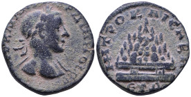CAPPADOCIA. Caesarea. Gordian III, 238-244. Obv: ΑΥ Κ Μ ΑΝΤ ΓΟΡΔΙΑΝΟϹ ϹΕ Radiate head of Gordian III, right. Rev: ΜΗΤΡΟ ΚΑΙϹΑ Β Ν(Ε), ΕΤ Δ View of Mou...
