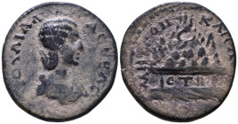CAPPADOCIA. Caesarea. Julia Maesa, Augusta, 218-224/5. Obv: IOYΛIA MAI CЄBACTH Diademed and draped bust right. Rev: MHTPOΠ KAICAPI ET B Mount Argaeus ...