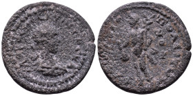 CILICIA. Flaviopolis. Hostilian, 251 (as Caesar). Year 177. Obv: ΓΑ ΟΥ ΟϹ ΜΕϹ ΚΥΙΝΤΟϹ ΚΑ Laureate, draped and cuirassed bust of Hostilian, right. Rev:...