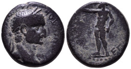 PHRYGIA. Cotiaeum. Galba, 68-69. Tiberius Claudius Aretis, philopatris (agonothetes for life). Obv: ΓΑΛΒΑΝ ΑΥΤΟΚΡΑΤΟΡΑ Laureate head right. Rev: EΠI T...