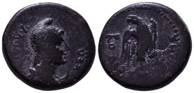 PHRYGIA. Laodicea ad Lycum. Pseudo-autonomous issue. Time of Tiberius, 14-37. Dioskourides, magistrate. Obv: ΛΑΟΔΙΚΕΩN Draped bust of Mên set to right...