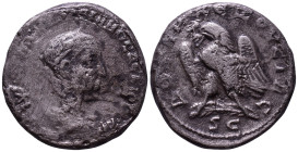 SYRIA. Seleucis and Pieria. Antioch. Trajan Decius. 249-251 AD. Billon Tetradrachm. Obv: ΑΥΤΟΚ Κ ΓΑΙ ΜΕ ΚΥΙΝ ΔΕΚΚΙΟϹ ϹΕΒ Laureate, draped and cuirasse...