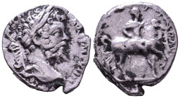 Septimius Severus, 193-211. AR Denarius. Laodicea ad Mare. Obv: L SEPT SEV PERT AVG IMP VIIII Laureate head right. Rev: PROFECTIO AVG Septimius Severu...