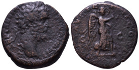 Septimius Severus, 193-211. Æ As. Rome, 194. Obv: L SEPT SEV PERT AVG IMP II Laureate head of Septimius Severus to right. Rev: VICT AVG TR P II COS II...