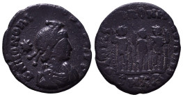 Honorius, 393-423. Æ 15mm, 1,15g
