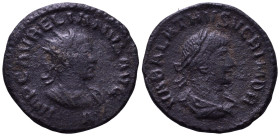 Aurelian and Vabalathus, 270-275. Æ 20mm, 3,58g