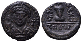Justinian I, 527-565. Æ 15mm, 3,13g