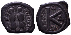 Justin II, 565-578. Æ 19mm, 5,96g
