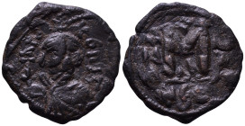 Constans II, 641-668. Overstrike Æ 25mm, 5,36g