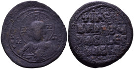 Anonymous Folles. Attributed to Basil II & Constantine VII, 976-1025. Æ 32mm, 16,00g