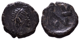 Anastasius I, 491-518. Æ 8mm, 0,52g
