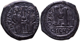 Justin II with Sophia, 565-578. Æ 30mm, 14,29g