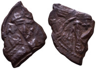 Uncertain Byzantine Coin Overstrike Æ 17mm, 3,35g