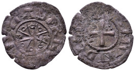 Crusaders, County of Tripoli. Raymond III, 1152-1187. AR Denier. Struck circa 1173-1187. 16mm, 0,63g